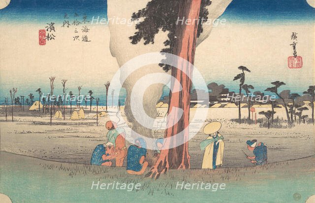 Hamamatsu, Toko no Zu, ca. 1834., ca. 1834. Creator: Ando Hiroshige.