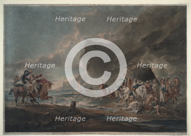 Smugglers defeated, 1795-1798. Artist: Bourgeois, Sir Peter Francis (1756-1811)