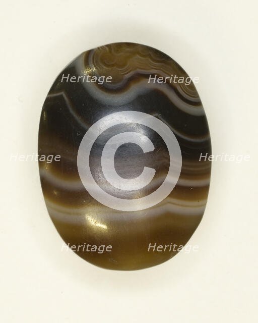 Oval Plaque, Egypt, Ptolemaic Period-Roman Period (332 BCE-395 CE). Creator: Unknown.