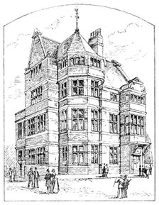The new Liberal Club, Hampstead, 1890. Creator: Unknown.