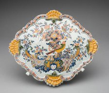 Plaque (one of a pair), Delft, c. 1750/60. Creator: Delftware.