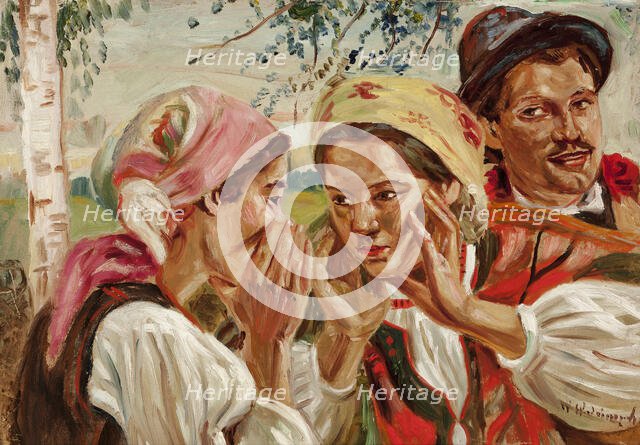 Secrets, between 1908-1912. Creator: Wincenty Wodzinowski.