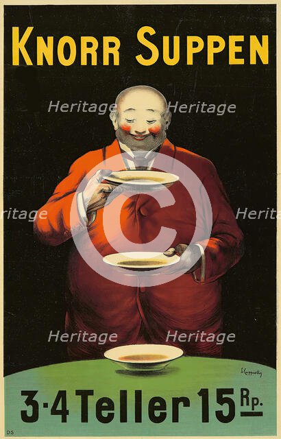 Knorr Suppen , Early 1930s. Creator: Cappiello, Leonetto (1875-1942).