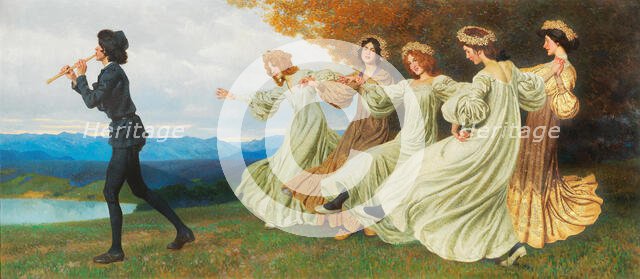 Old Song, 1905. Creator: Lenz, Maximilian (1860-1948).