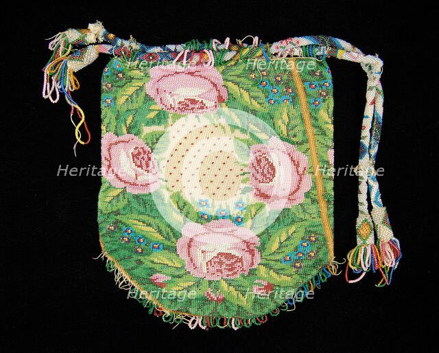 Pouch, Mexican, third quarter 19th century. Creator: Unknown.