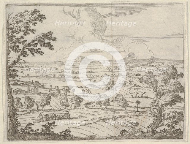 Francesco I d'Este Keeps his State Intact During the Descent of the Germans into Mantua, f..., 1659. Creator: Bartolomeo Fenice.