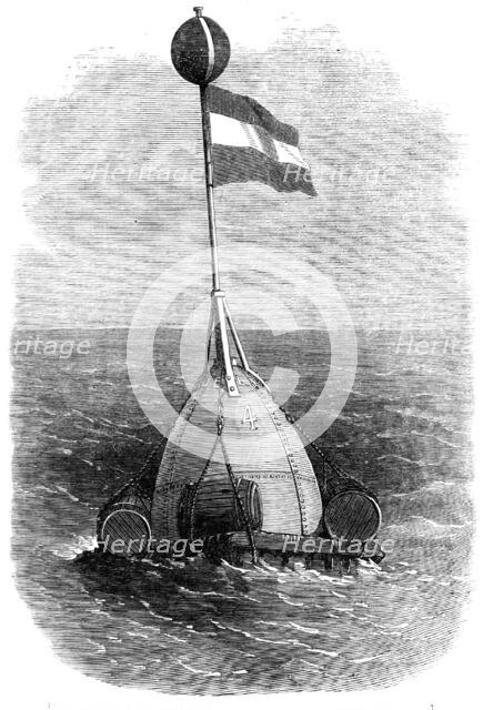 The Atlantic Telegraph Expedition: the second buoy...where the cable was grappled, Aug. 8, 1865. Creator: Unknown.