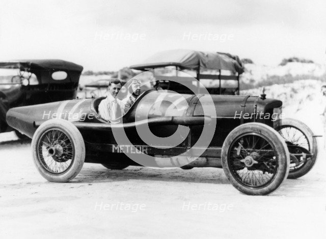 Jimmy Murphy in Duesenberg racing car, c1920. Artist: Unknown