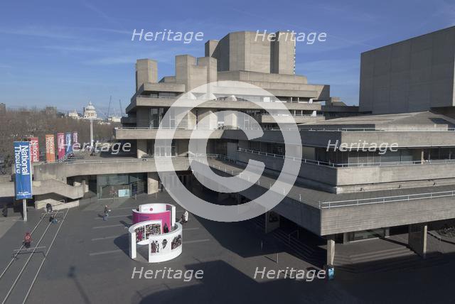 National Theatre, South Bank, London, England, UK, 16/3/10.  Creator: Ethel Davies.
