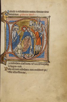 Initial D: The Betrayal of Christ; Psalter, mid-1200s. Creator: Unknown.