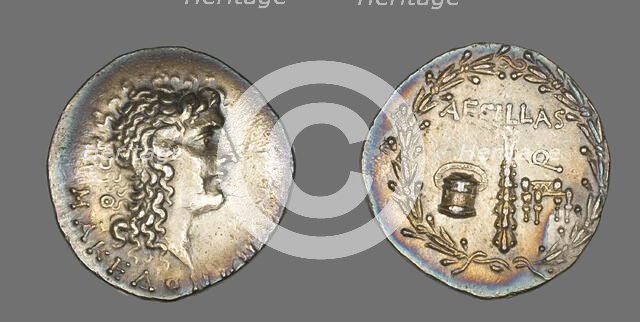 Tetradrachm (Coin) Portraying Alexander the Great, 92-88 BCE. Creator: Unknown.