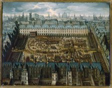 "Story of the Knights of Glory", a large carousel in Place Royale..., from April 5 to 7, 1612. Creator: Unknown.