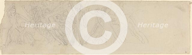 Antique Battle Scene (?). Creator: John Flaxman.