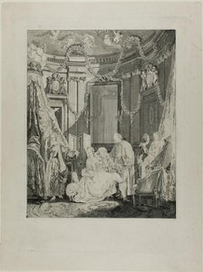 Le Lever de la Mariée, 1781. Creator: Philippe Triere.