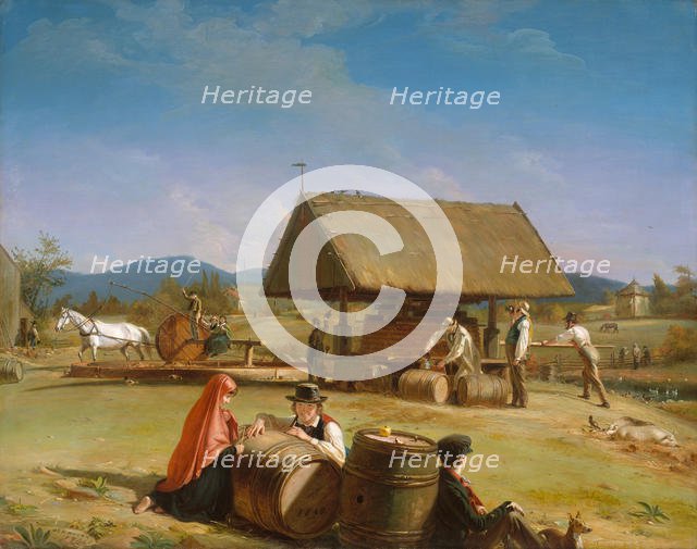 Cider Making, 1840-41. Creator: William Sidney Mount.