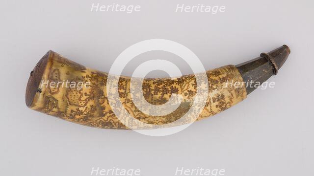 Powder Horn, Colonial American, dated 1759. Creator: Unknown.