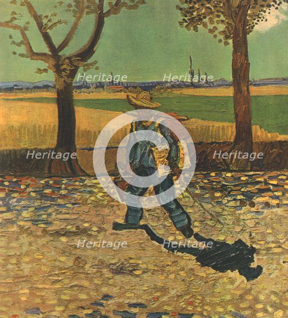 'The Painter On His Way To Work, Or The Road To Tarascon', August 1888, (1947).  Creator: Vincent van Gogh.