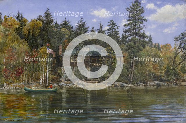 Cabin in Algonquin Park, 1910. Creator: Max Brodel.