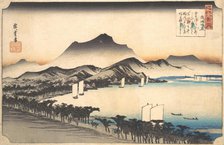 Clearing Weather at Awazu, 19th century. Creator: Ando Hiroshige.