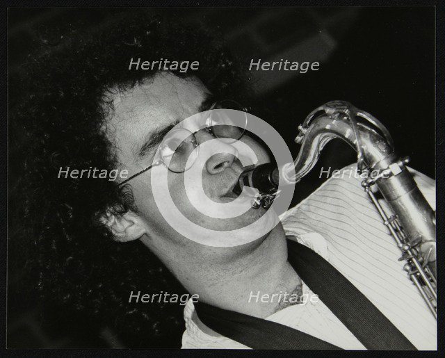Saxophonist Julian Arguelles playing at The Fairway, Welwyn Garden City, Hertfordshire, 26 May 1991. Artist: Denis Williams