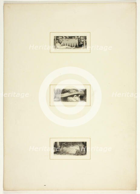 Study for a plate from Telemachus, c. 1796. Creator: Thomas Stothard.