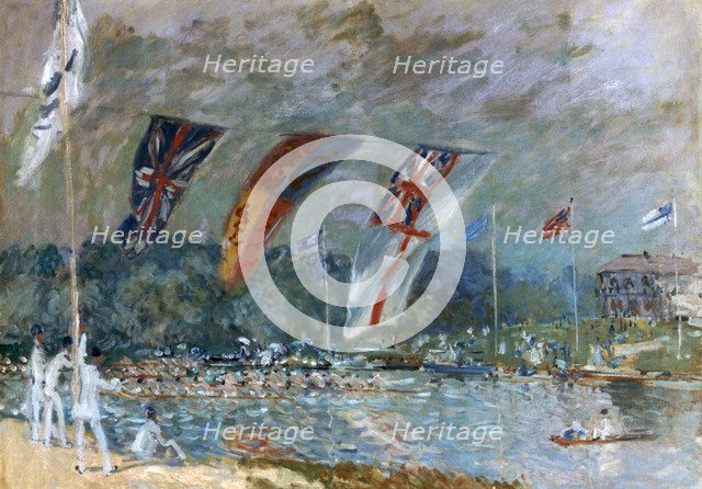 'Regatta at Molesey', 1874. Artist: Alfred Sisley