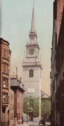 Church (Old North), Boston, ca 1900. Creator: Unknown.
