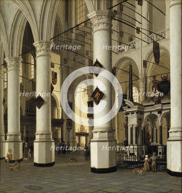 Interior of Nieuwe Kerk, Delft.