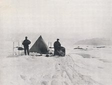 'Levick's Camp Among Crevasses', 1912, (1913). Artist: G Murray Levick.