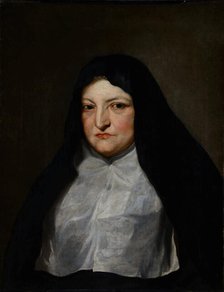 Portrait of Infanta Isabella Clara Eugenia of Spain (1566-1633) as a nun, c1628. Creator: Dyck, Sir Anthony van (1599-1641).