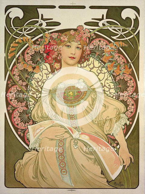 Rêverie (Daydream). Zodiac, 1898.