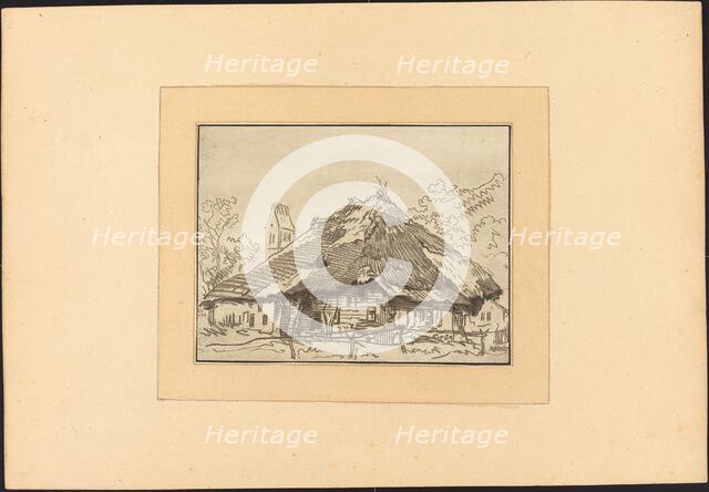 Swiss Cottages, published 1782. Creator: Regina Schönecker.