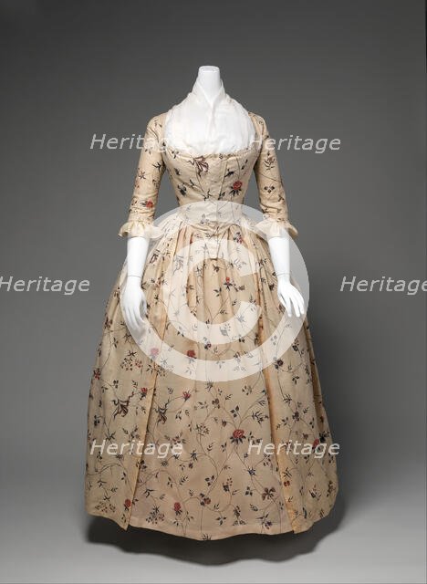 Robe à l'Anglaise, American, 1785-95. Creator: Unknown.