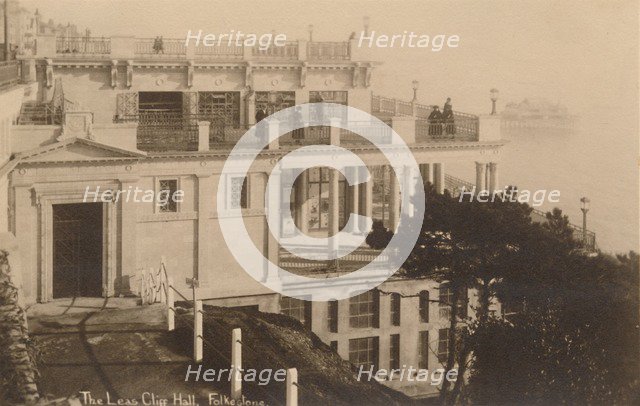 'The Leas Cliff Hall, Folkestone', late 19th-early 20th century. Artist: Unknown.
