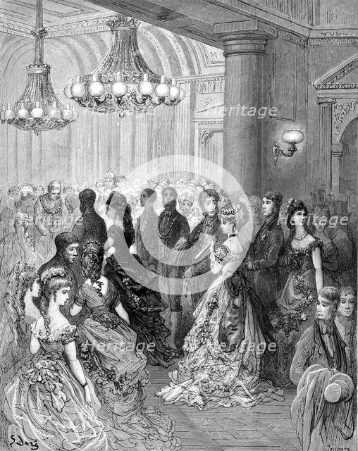 'A Ball at the Mansion House', 1872.  Creator: Gustave Doré.