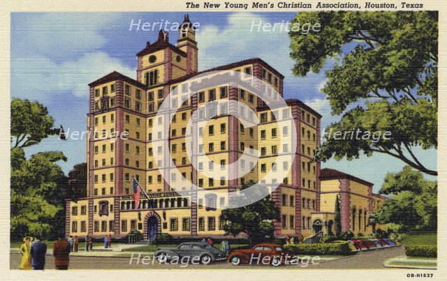 The new YMCA building, Houston, Texas, USA, 1940. Artist: Unknown