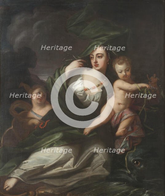 Amphitrite or Allegory of the Element Water, early-mid 18th century. Creator: Georg Engelhard Schroder.