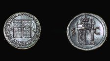 Roman coins of Nero, 1st century. Artist: Unknown