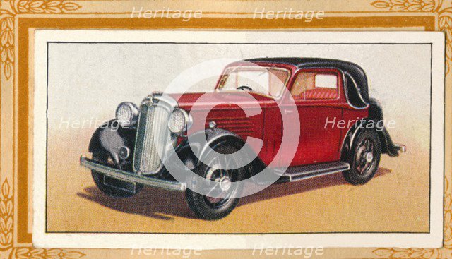 'B.S.A. 10 Fixed-Head Coupé', c1936. Artist: Unknown.