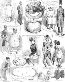Sketches at the Crystal Palace Potato Show, 1883. Creator: Unknown.