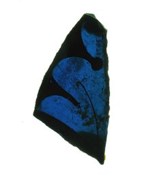 Glass Fragment, European, 13th-14th century. Creator: Unknown.
