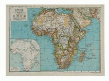 Map of Africa, c1910. Artist: Gull Engraving Company.
