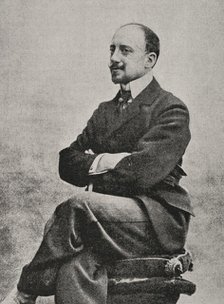 Gabriele D'Annunzio (1863-1938), Italian poet and political leader, 1898. Creator: Unknown.