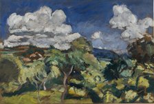 Landscape with Trees, c1936. Creator: Wojciech Weiss.
