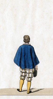 Theatre costume design for Shakespeare's play, Henry VIII, 19th century. Artist: Unknown
