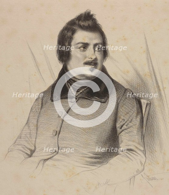 Portrait of Honoré de Balzac (1799-1850), c. 1840.