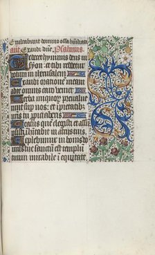 Book of Hours (Use of Rouen): fol. 136r, c. 1470. Creator: Master of the Geneva Latini (French, active Rouen, 1460-80).