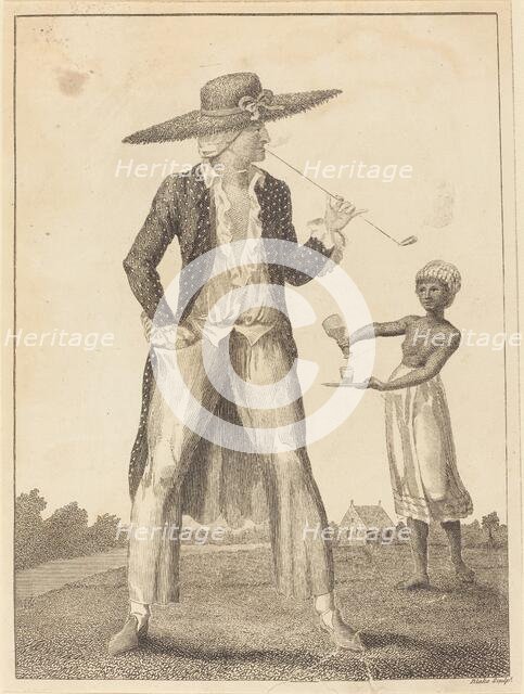 A Surinam Planter in his Morning Dress, 1793. Creator: William Blake.