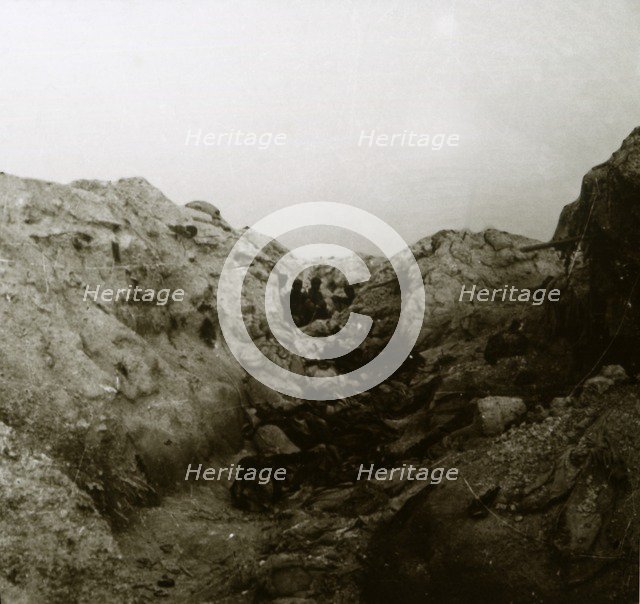 After the attack, Rozieres, France, c1914-c1918. Artist: Unknown.