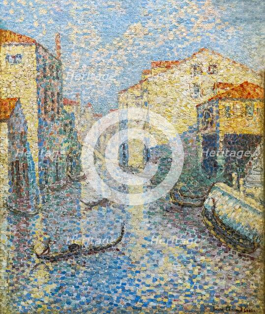 Un canal à Venise, 1899. Creator: Cross; Henri Edmond (1856-1910).